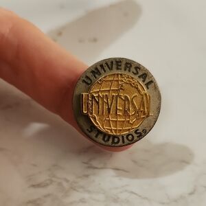 Universal Gold Globe Emblem Pin